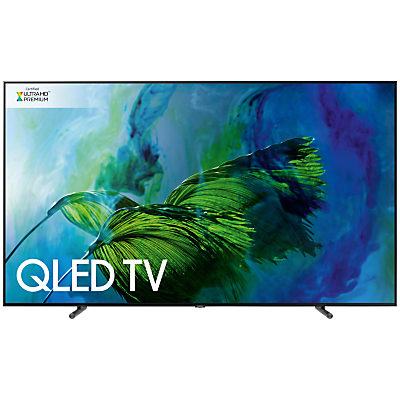 Samsung QE65Q9F QLED HDR 2000 4K Ultra HD Smart TV, 65 with TVPlus/Freesat HD & 360 Design, Black, UHD Premium